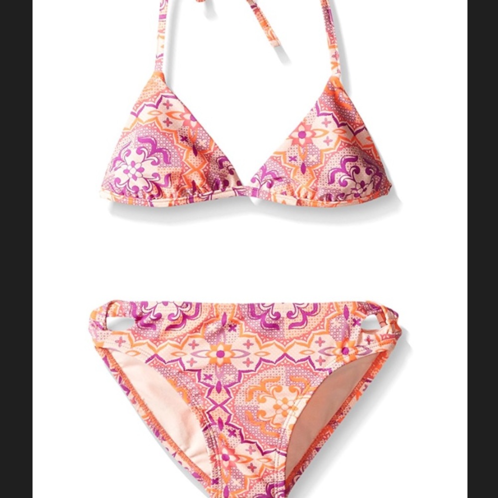 NWT Girls’ Roxy Miles Away Bikini Set